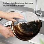 1/2/4/10/12pcs Magic Cleaning Cloth Thickened Double sided Metal Steel Wire Rags Kitchen Dish Pot Wash dishing Cloths Towel Clean Tools