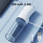 Nuevo limpiador eléctrico bucal portátil con irrigador dental de mano, alta frecuencia de pulsos, limpieza profunda, alta presión de agua, tanque de agua grande, 3 modos de limpieza, 4 boquillas, recargable por USB, inicio con un solo toque, impermeable I