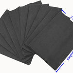 BOOLUU - 5 paños mágicos reales de 9 x 7 pulgadas, paño de limpieza mágico grueso de microfibra para espejo, vidrio, ventanas y coches