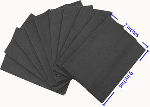 BOOLUU - 5 paños mágicos reales de 9 x 7 pulgadas, paño de limpieza mágico grueso de microfibra para espejo, vidrio, ventanas y coches