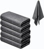 BOOLUU - 5 paños mágicos reales de 9 x 7 pulgadas, paño de limpieza mágico grueso de microfibra para espejo, vidrio, ventanas y coches