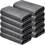 BOOLUU - 5 paños mágicos reales de 9 x 7 pulgadas, paño de limpieza mágico grueso de microfibra para espejo, vidrio, ventanas y coches