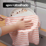 (Compre 5 Leve 10) Panos Mágicos® - Limpeza Perfeita Premium Chef Atoalhado - Brinde Exclusivo 🏆