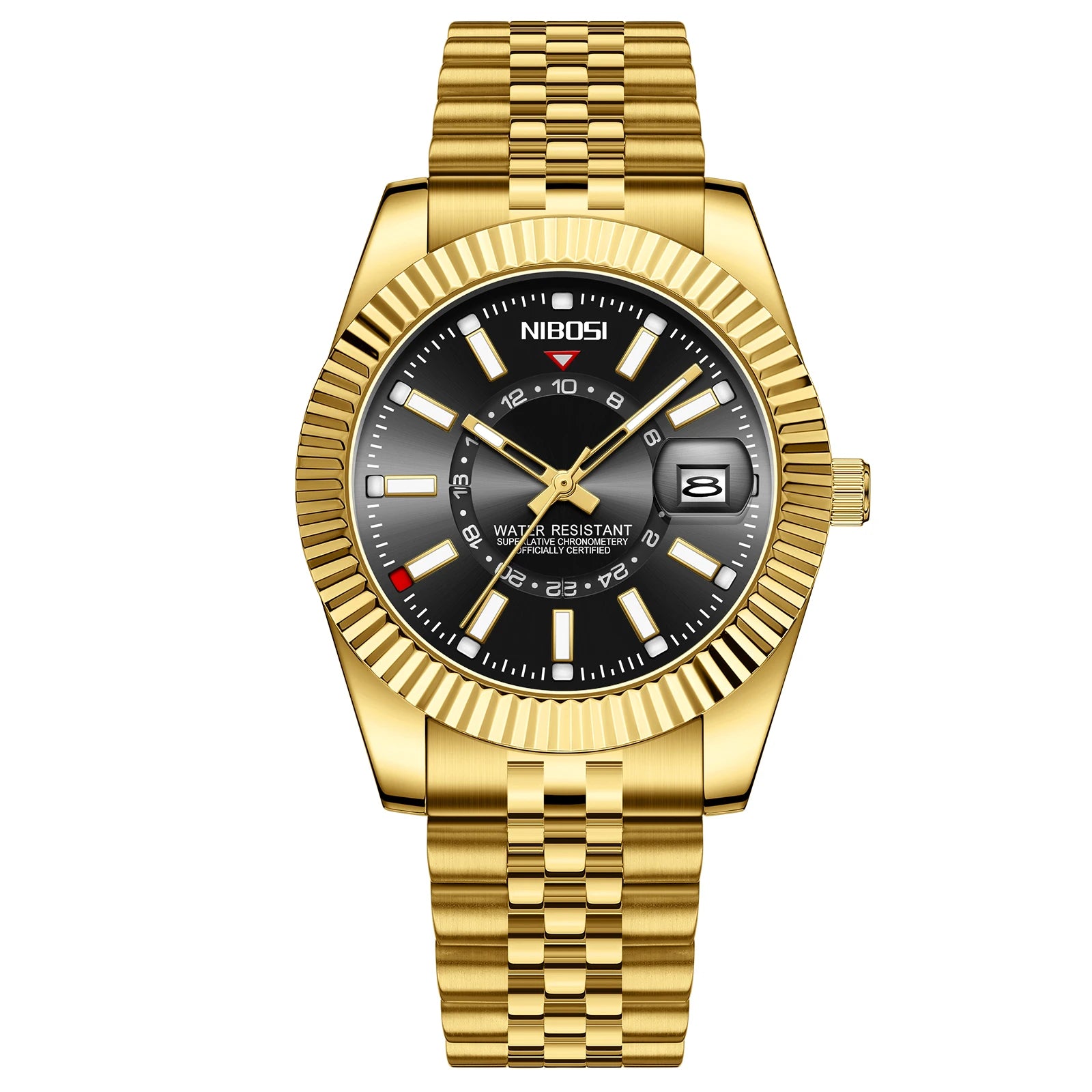 Reloj de buceo NIBOSI de lujo a la moda para hombre, reloj de fecha resistente al agua 30ATM, relojes deportivos, reloj de pulsera de cuarzo para hombre, reloj Masculino