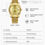 Reloj de buceo NIBOSI de lujo a la moda para hombre, reloj de fecha resistente al agua 30ATM, relojes deportivos, reloj de pulsera de cuarzo para hombre, reloj Masculino