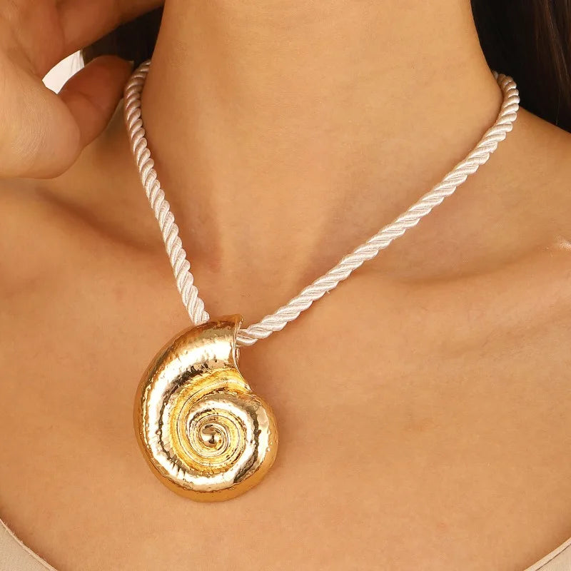Moda verão férias oceano concha orelha studs colar para mulheres na moda praia festa exagerada boêmio jóias brincos