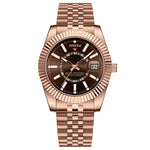 Reloj de buceo NIBOSI de lujo a la moda para hombre, reloj de fecha resistente al agua 30ATM, relojes deportivos, reloj de pulsera de cuarzo para hombre, reloj Masculino