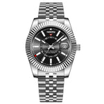 Reloj de buceo NIBOSI de lujo a la moda para hombre, reloj de fecha resistente al agua 30ATM, relojes deportivos, reloj de pulsera de cuarzo para hombre, reloj Masculino