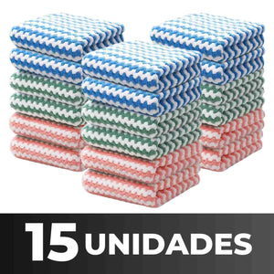 (Compre 5 Leve 10) Panos Mágicos® - Limpeza Perfeita Premium Chef Atoalhado - Brinde Exclusivo 🏆