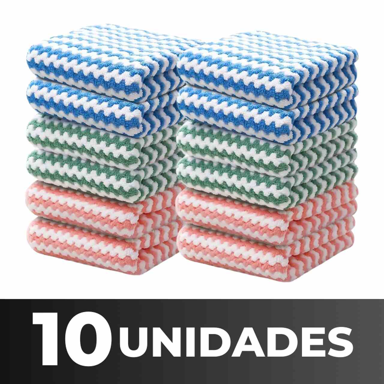 (Compre 5 Leve 10) Panos Mágicos® - Limpeza Perfeita Premium Chef Atoalhado - Brinde Exclusivo 🏆