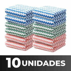 (Compre 5 Leve 10) Panos Mágicos® - Limpeza Perfeita Premium Chef Atoalhado - Brinde Exclusivo 🏆